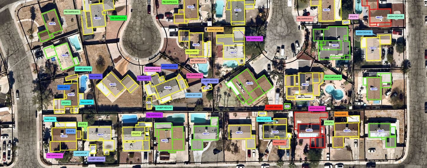Clark County property imagery after service processing